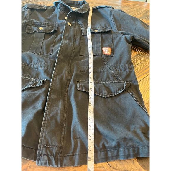 Volcom Scout Jacket Men XL Black Chore Field Utility Skater Outdoors Grunge - Picture 5 of 14